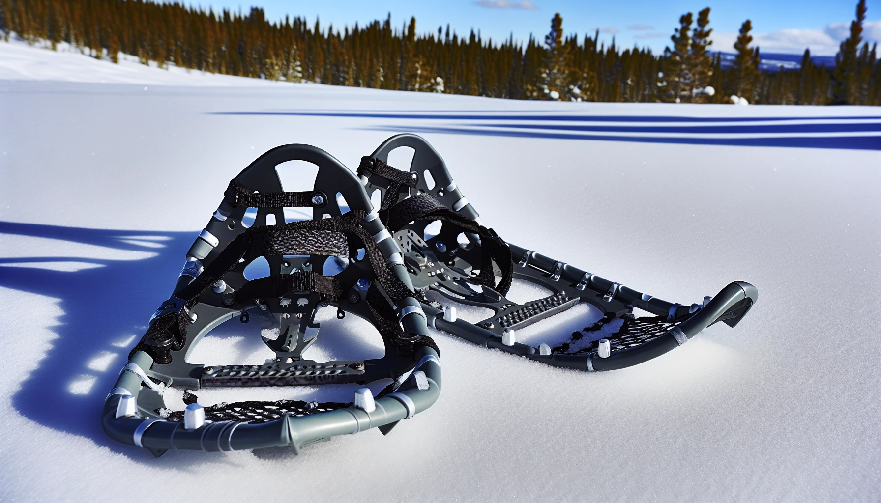 Snowshoes in the snow