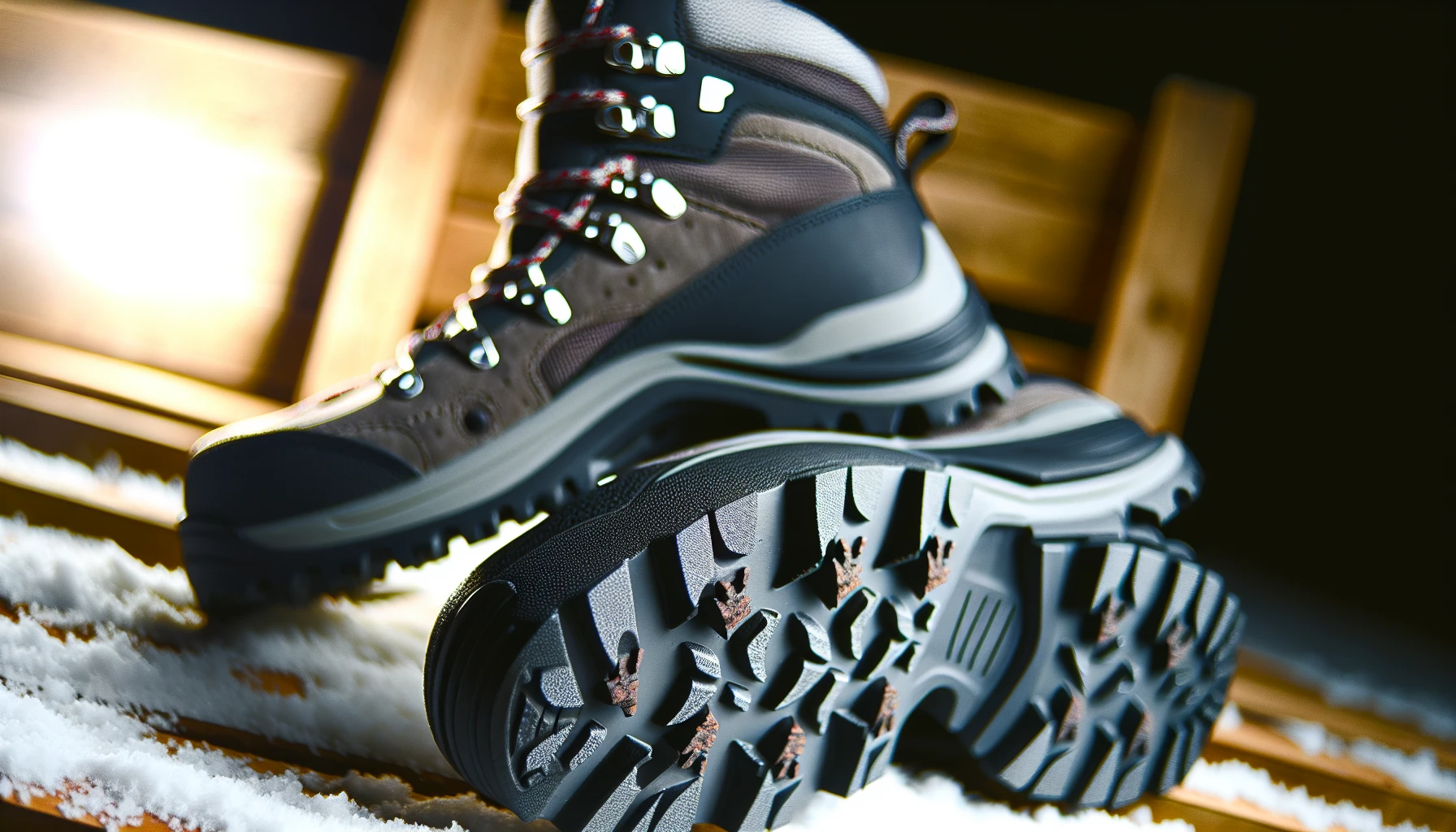 The North Face Chilkat 400 V winter hiking boots with excellent traction