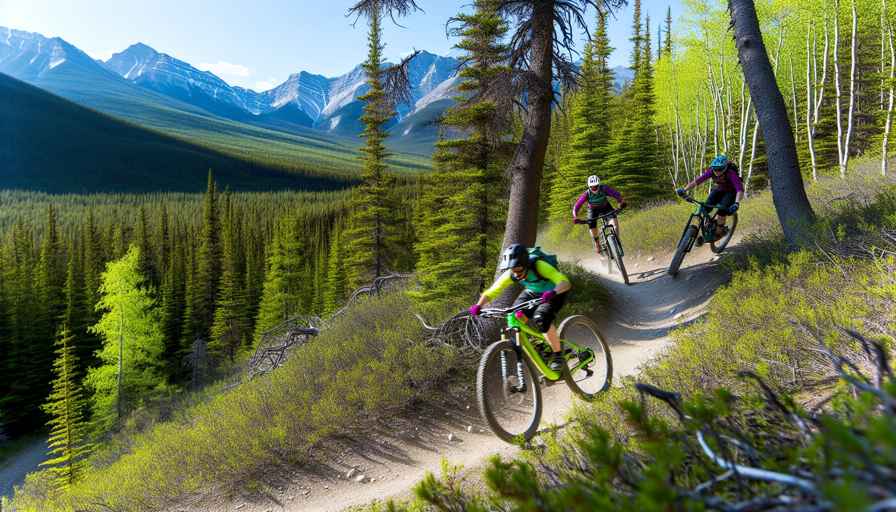 Mountain biking in Kananaskis
