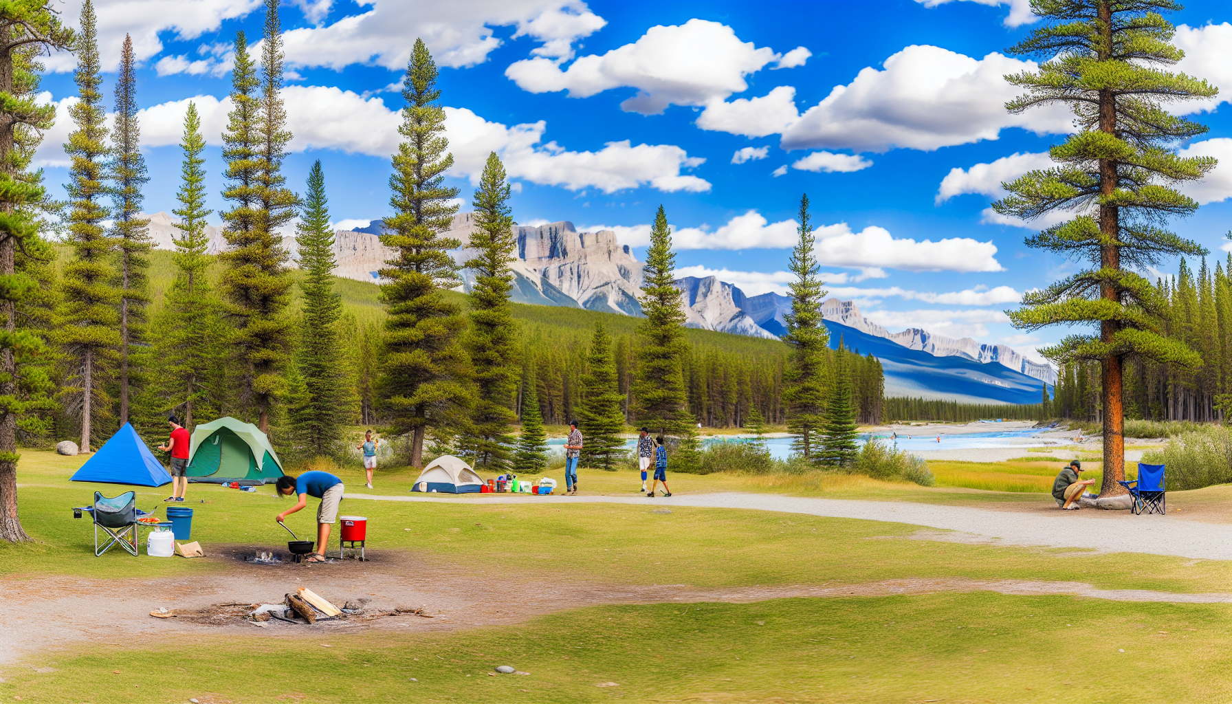 Wapiti Campground in Jasper National Park